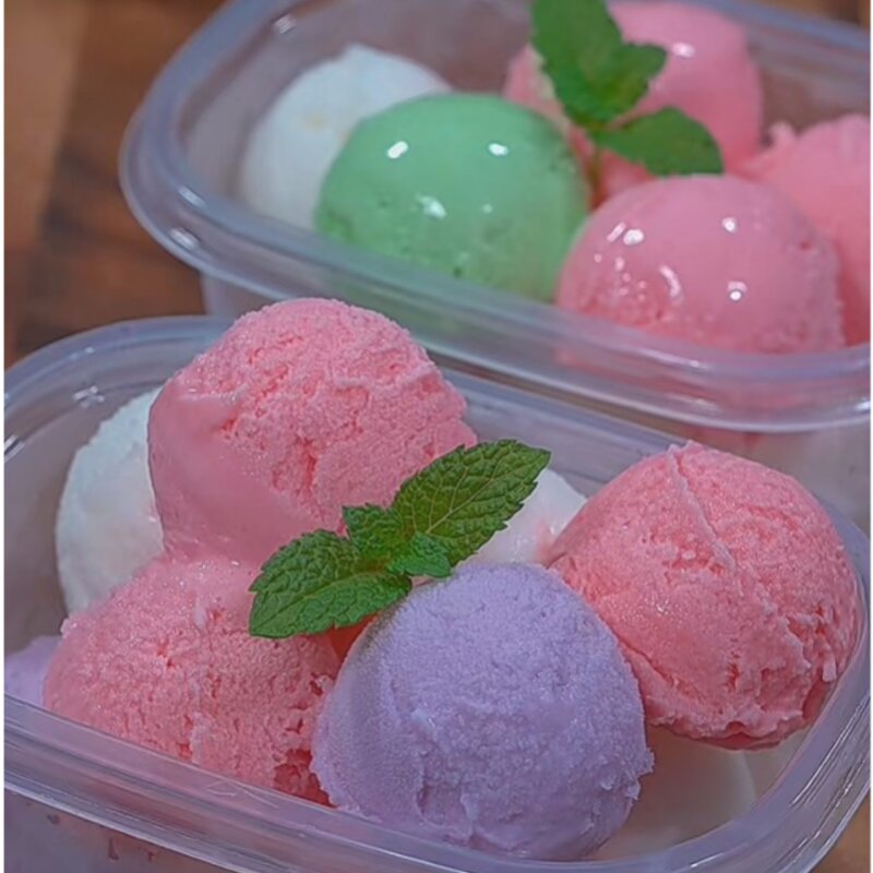 牛奶冰淇淋怎么做才好吃（在家1瓶250毫升纯牛奶就可以完成）(1)