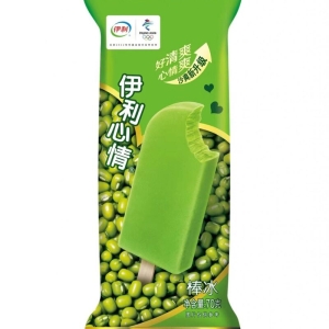伊利心情绿豆棒冰佰豆集冰激凌甜品冰淇淋雪