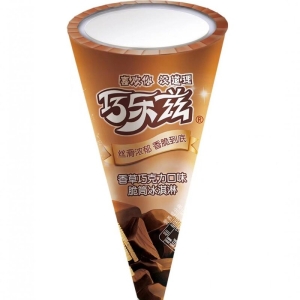伊利 巧乐兹香草巧克力口味脆皮甜筒雪糕冰