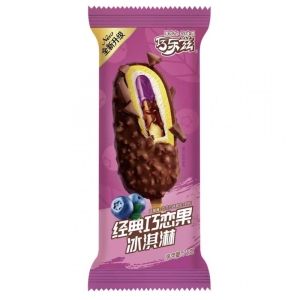 伊利 巧乐兹 经典巧恋果蓝莓酱巧克力脆皮