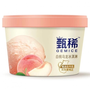 伊利甄稀杯李现同款杯装冰淇淋白桃乌龙网红