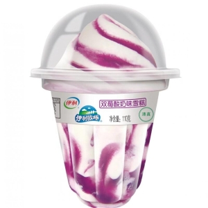 伊利牧场-双莓杯冰淇淋冰激凌 110g 