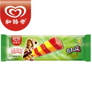 和路雪麦酷狮奇彩旋乌梅+桂花口味冰棍批发