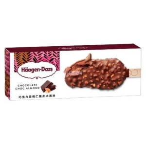 哈根达斯巧克力扁桃仁脆皮条  69g  