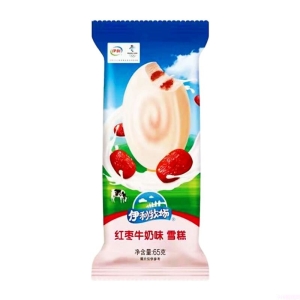 伊利牧场红枣牛奶味冰激凌冷饮脆皮雪糕冰淇