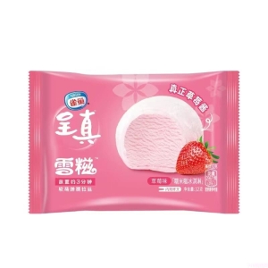   雀巢呈真糯米糍（雪糍）草莓味冰淇淋批