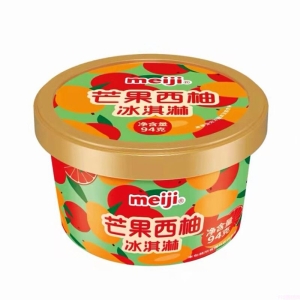 明治芒果西柚冰淇淋杯装雪糕（杨枝甘露）94g 12杯