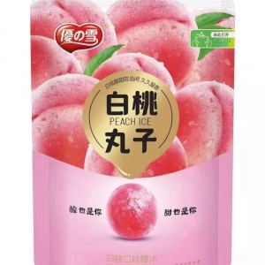 优雪白桃丸子  30支