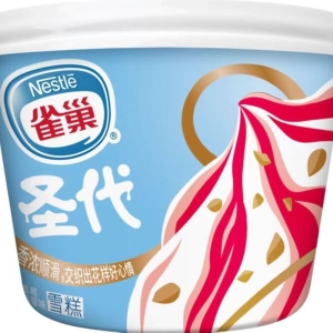 雀巢圣代杯草莓香草味雪糕批发 111g 