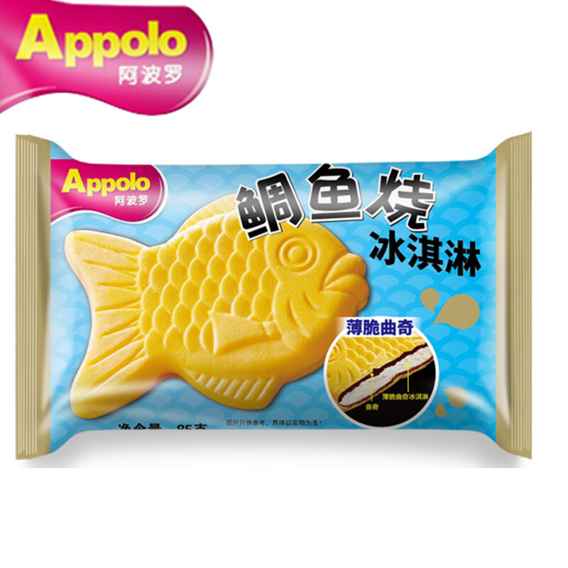 鲷鱼烧冰薄脆曲奇淇淋  95g  18支(1)